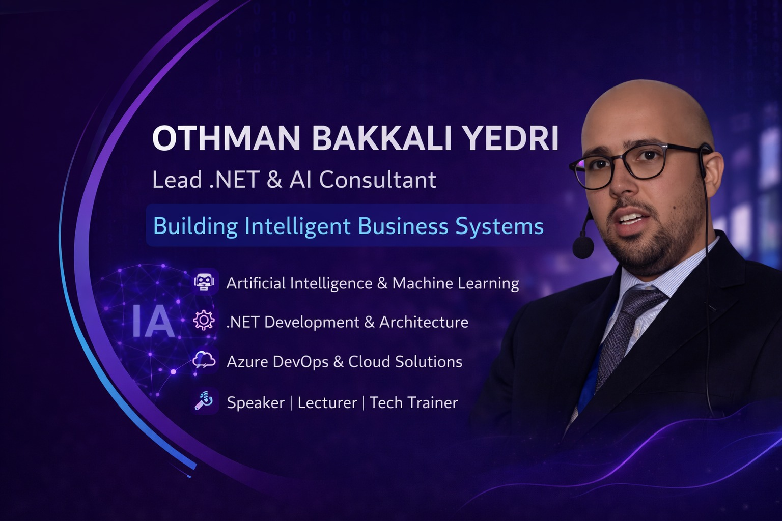 Othmane Bakkali en conférence
